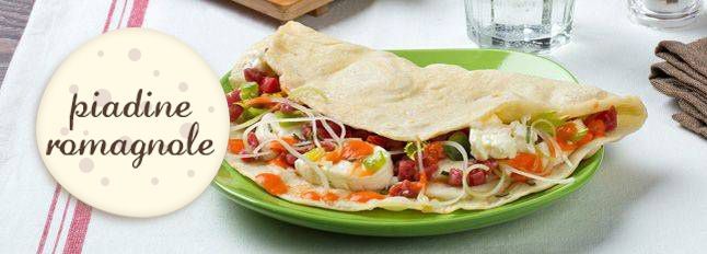 Ricetta per l’impasto della piadina romagnola senza strutto