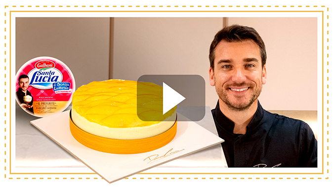 Tiramisù alle pesche senza lattosio di Damiano Carrara