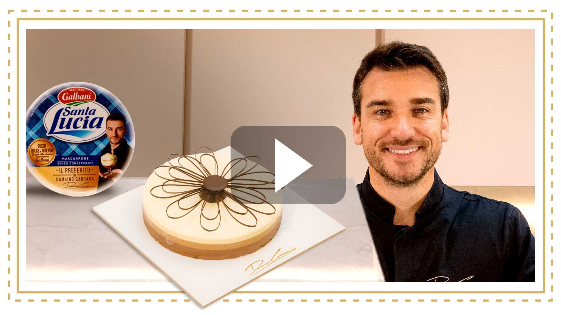 Tiramisù tris cioccolato di Damiano Carrara