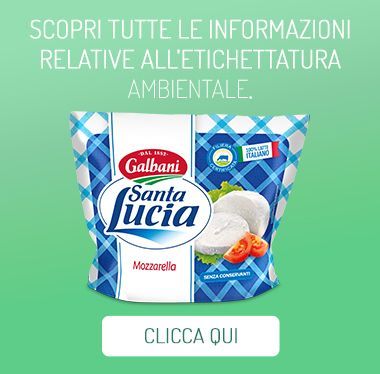 Etichettatura ambientale Mozzarella Santa Lucia