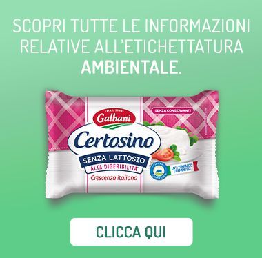 Etichettatura ambientale Certosino Senza Lattosio