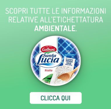 Etichetta ambientale ricotta SL