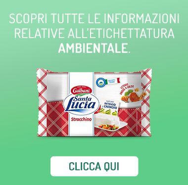 Etichettatura ambientale Stracchino Santa Lucia 100g 