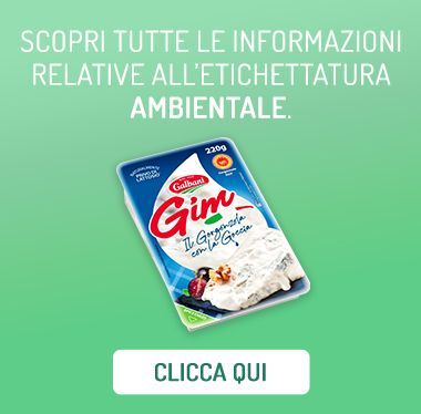 Etichettatura ambientale Gorgonzola D.O.P Gim 220g
