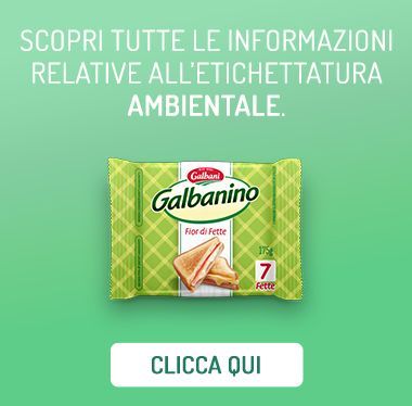 Etichettatura ambientale Galbanino Fior di Fette