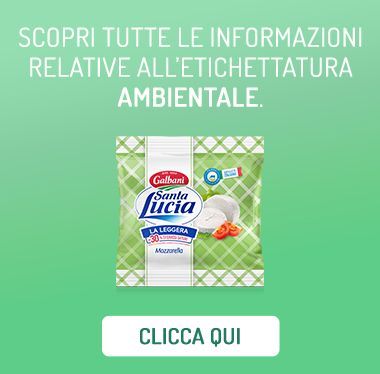 Etichettatura ambientale Mozzarella La Leggera