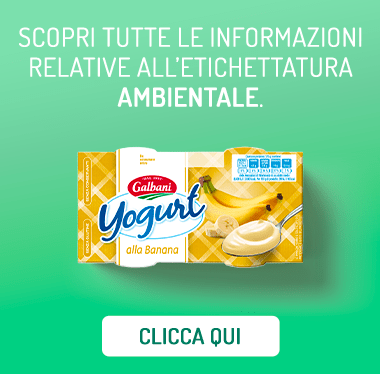 Etichettatura ambientale Yogurt Banana
