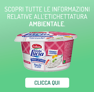 Etichettatura ambientale Fiocchi Santa Lucia Senza Lattosio