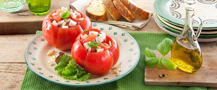 Piatti unici con la mozzarella