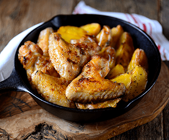 Come cucinare le ali di pollo in padella