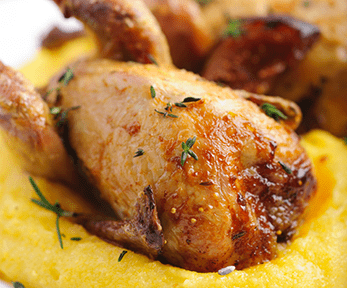 Come cucinare le quaglie con la polenta Come cucinare le quaglie con la polenta