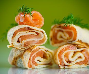 Con salmone affumicato Con salmone affumicato