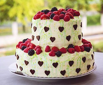 Come fare una torta a due piani di Pan di Spagna Come fare una torta a due piani di Pan di Spagna