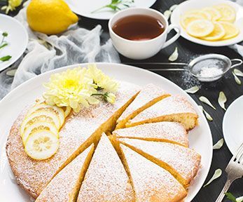 Torta al limone senza buccia Torta al limone senza buccia
