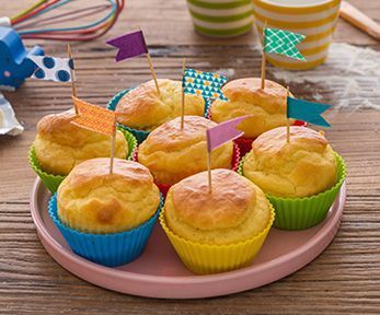 Muffin con prosciutto e formaggio