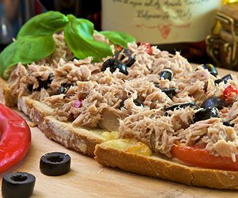 Bruschette con tonno