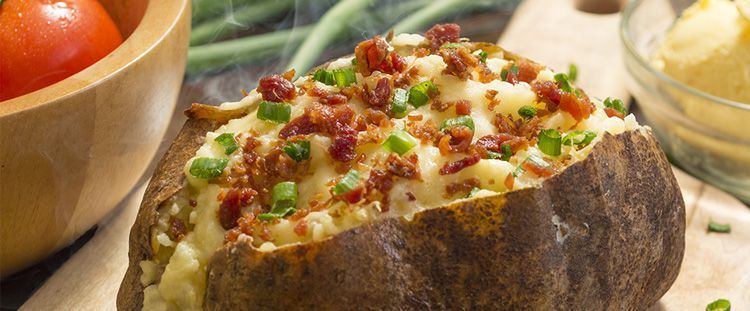 Come cucinare le jacket potatoes