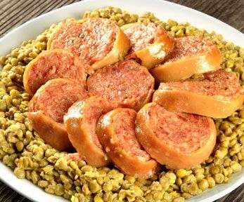 Cotechino o zampone con lenticchie