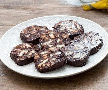 Come fare il salame di cioccolato senza uova Come fare il salame di cioccolato senza uova