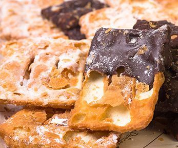 Come fare le chiacchiere al cioccolato Come fare le chiacchiere al cioccolato