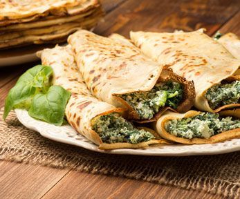 Come farcire le cr&ecirc;pes salate calde