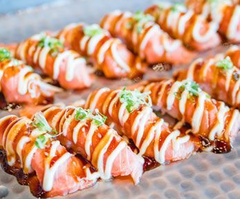 Salmone affumicato con maionese