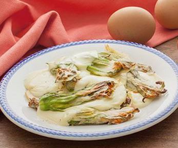 Come cucinare i fiori di zucca gratinati