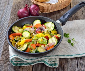 Come grigliare le verdure in padella