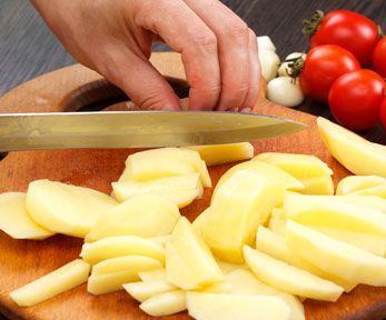 Come tagliare le patate