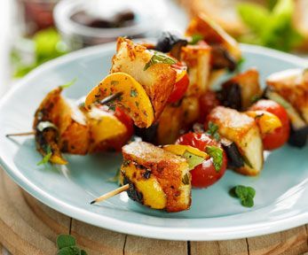 Come cucinare gli spiedini di verdure in padella