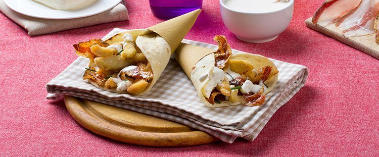 PIADINE A FORMA DI CONO