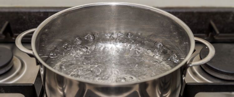 Temperatura di ebollizione dell'acqua