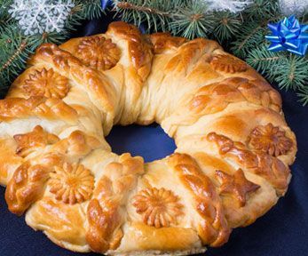 Centrotavola natalizio commestibile salato