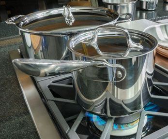 Le pentole in alluminio