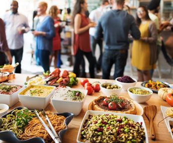 Men&ugrave; a buffet per la festa di laurea