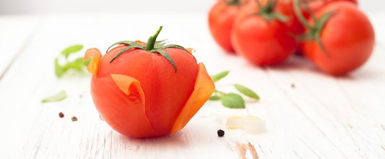  Come spellare i pomodori