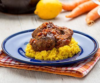 Con risotti con la carne