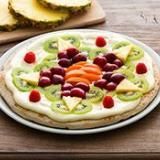 Fruit pizza base salata