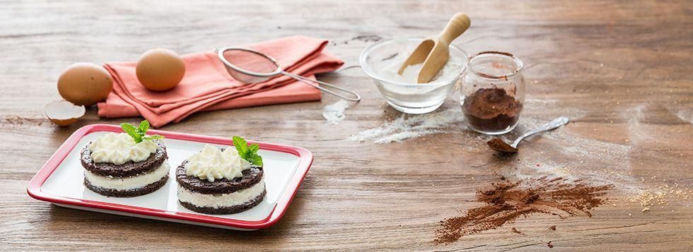 Torta al cioccolato ripiena di mascarpone