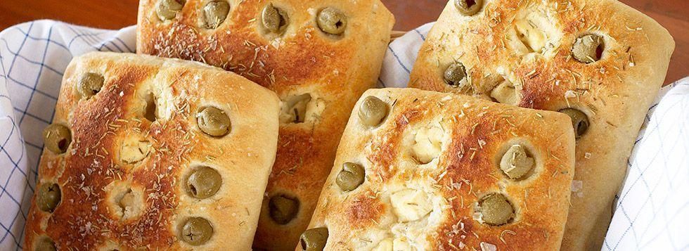 Focaccia alle olive
