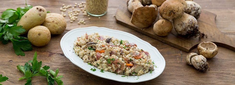 Orzotto ai funghi