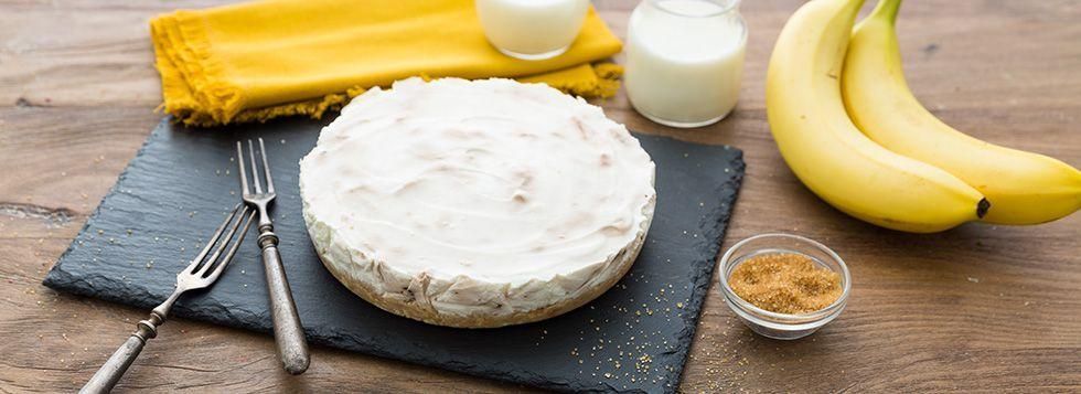 Cheesecake alla banana