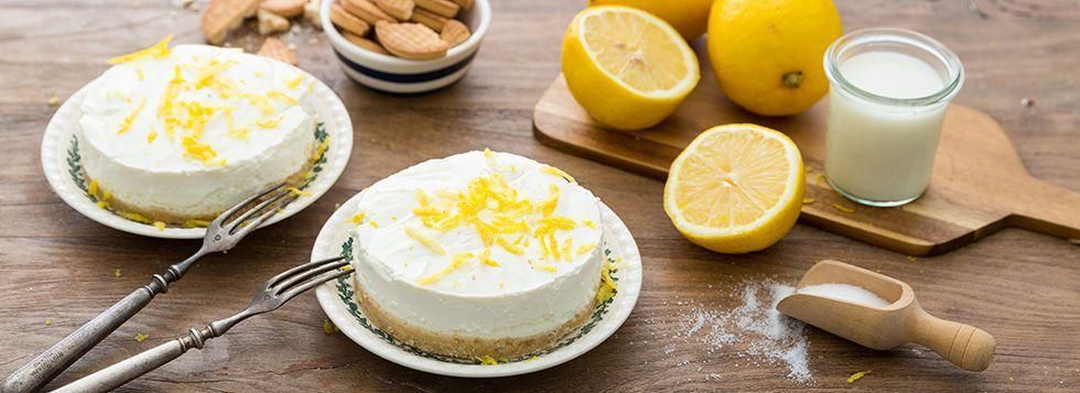 Torta fredda al limone