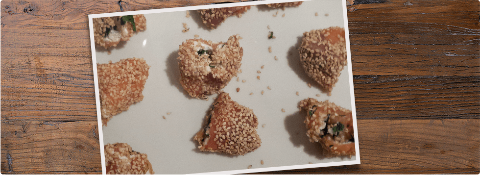 Rotolini al sesamo