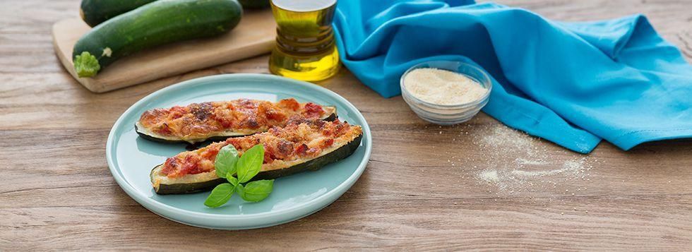 Zucchine ripiene vegetariane