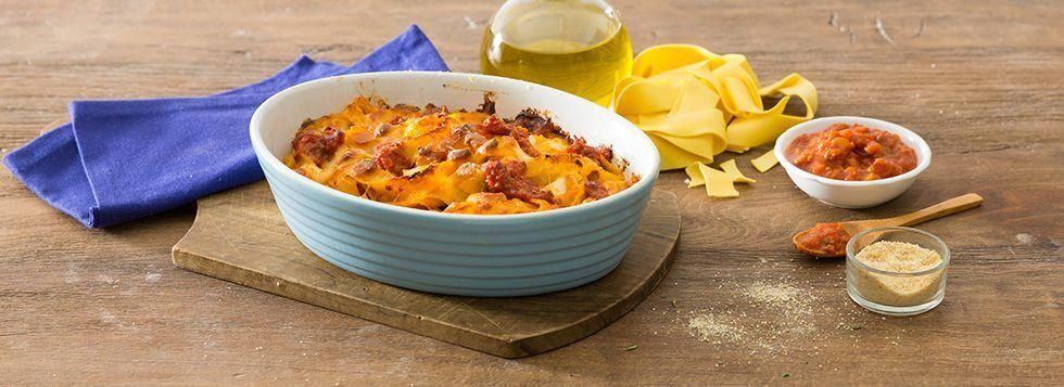 Tagliatelle al forno 