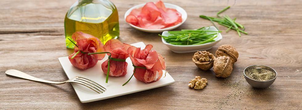 Bresaola con ricotta