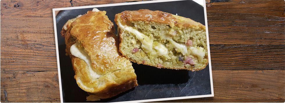 Plumcake Saporito al pesto e Galbanino
