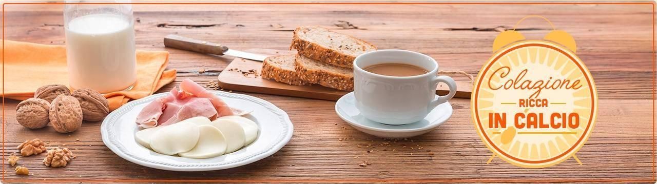 La colazione ricca in calcio