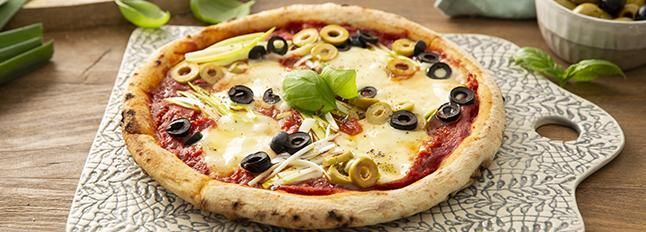 Pizza senza mozzarella 